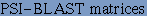 PSI-BLAST profiles